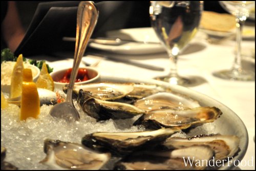 PEI oysters at The Shore Club, Ottawa