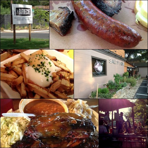 Austin BBQ Collage