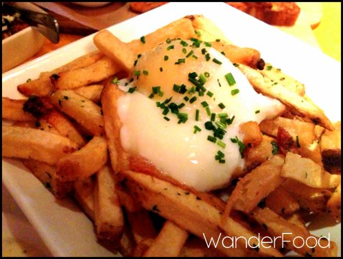 Austin Duck Fat Fries with Poached Egg