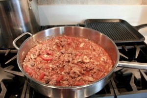 Sunday Spaghetti sauce simmer family recipe