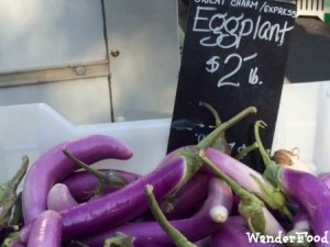 Eggplant at the Farmers Market