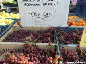 Grapes at the Farmers Market