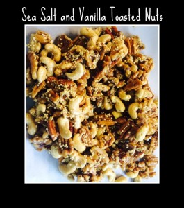 Sea salt and vanilla toasted nuts. 