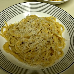 Browned butter butternut squash Alfredo