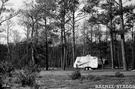 bastrop state park vintage camper