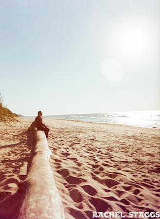 carlos on beach lake michigan