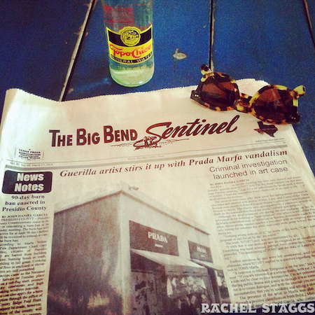 big bend newspaper at el cosmico