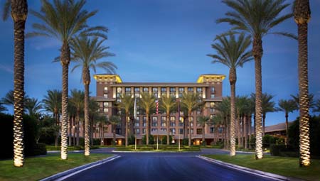 Exterior of Westin Kierland Resort at dusk, Phoenix, Arizona, Scotch Library