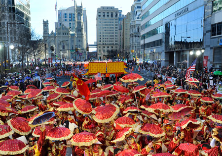 Red Umbrellas