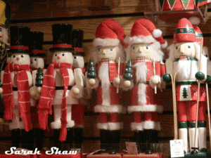 Nutcracker options for decorating at Christmas from Bronner's