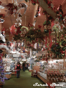 With a Sales Floor equal to 1.7 football fields, Bronners is the largest Christmas store in the world.