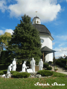 Replica of the Silent Night Memorial Chapel of Oberndorf, near Salzburg, Austria