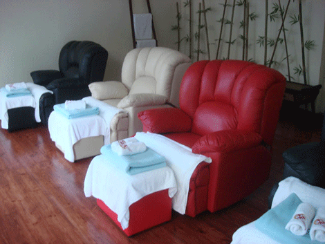 Lavana's foot massage room