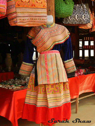 Flower Hmong clothes in Vietnam