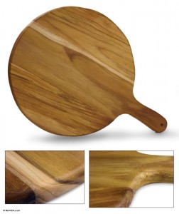 Teak Pizza Paddle from Novica