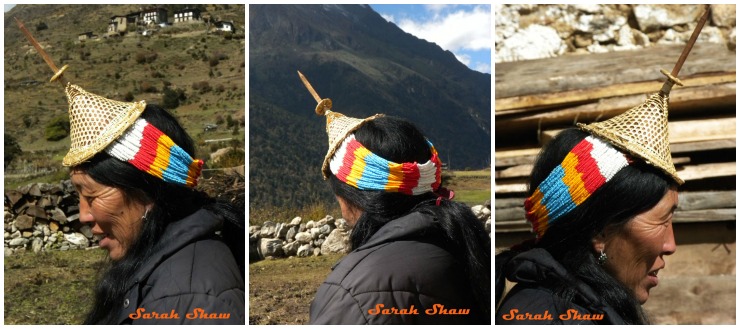 Belo, the conical hat of Layap women in Bhutan