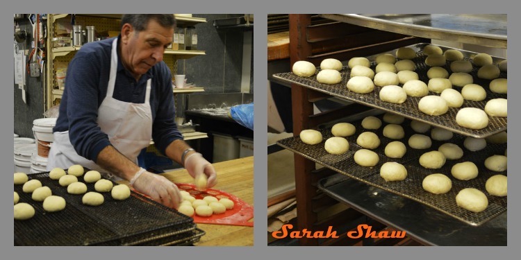 Final raise of paczki dough