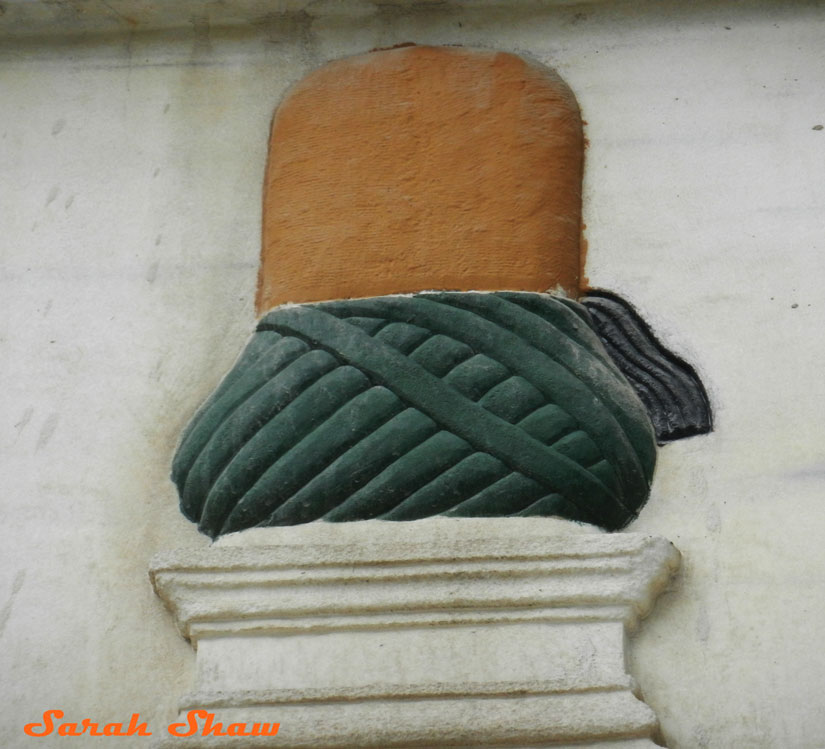 Dervish Headdress above the door to the Galata Lodge in Istanbul, Turkey