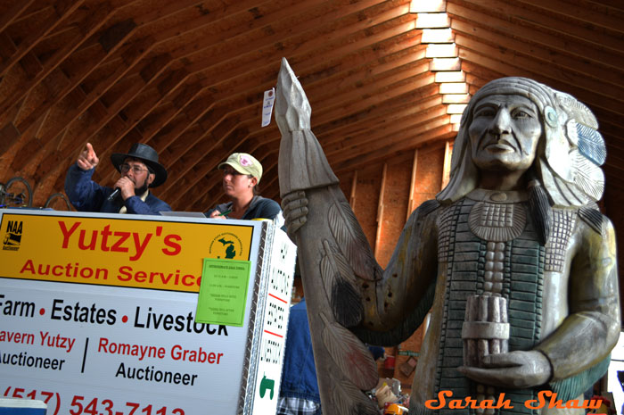Cigar store indian is auctioned