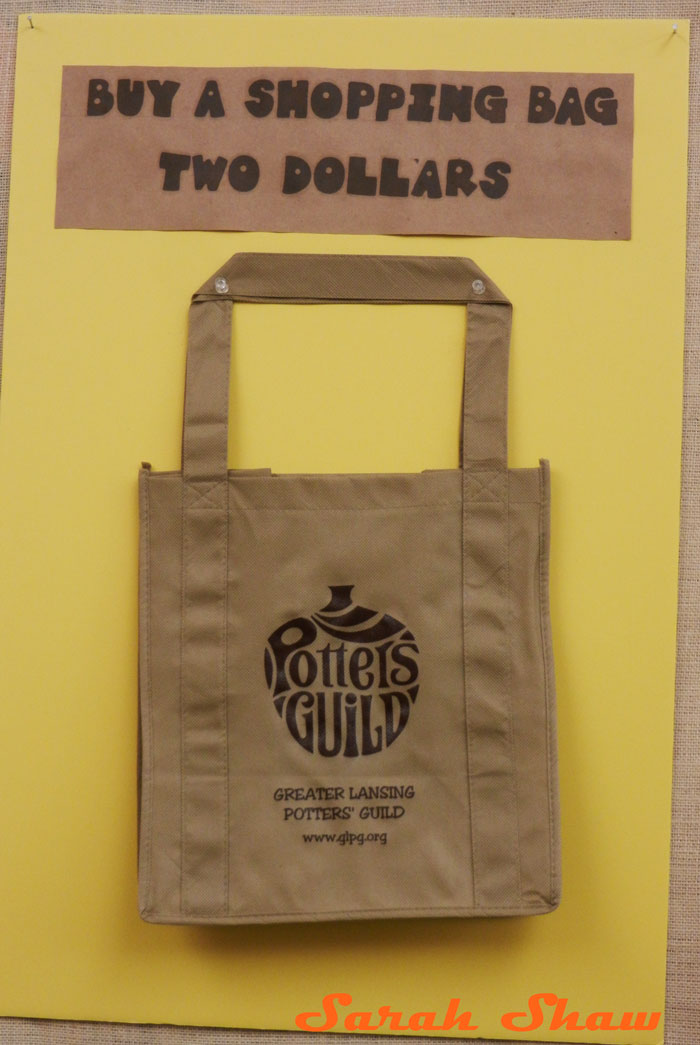 Greater Lansing Potters Guild shopping bag