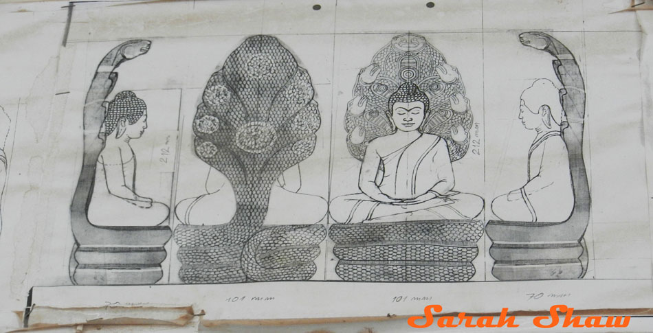 Meditating Buddha Pattern from Artisans Angkor