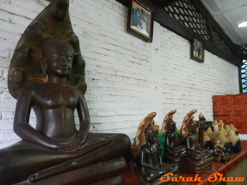 Buddha sculptures at an Artisans Angkor Studio in Siem Reap