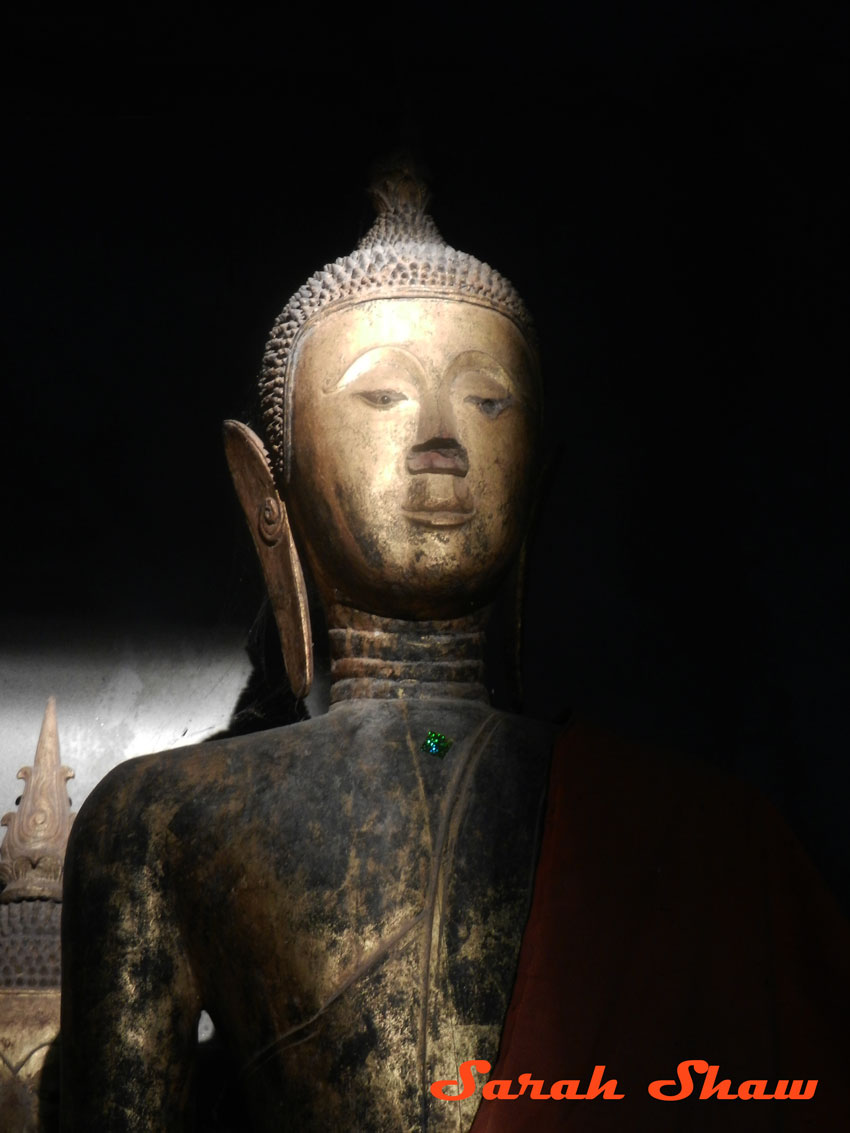 Buddha in a temple in Luang Prabang, Laos