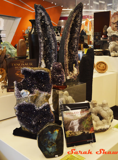 Geodes for rock enthusiasts and collectors are part of the offerings at the ROM Museum Store