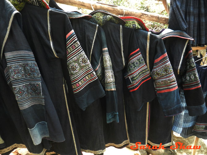 Black Hmong jackets Sapa Vietnam
