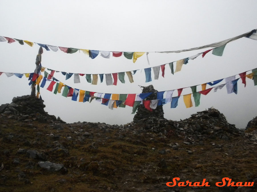 Pass near Sakten in Eastern Bhutan