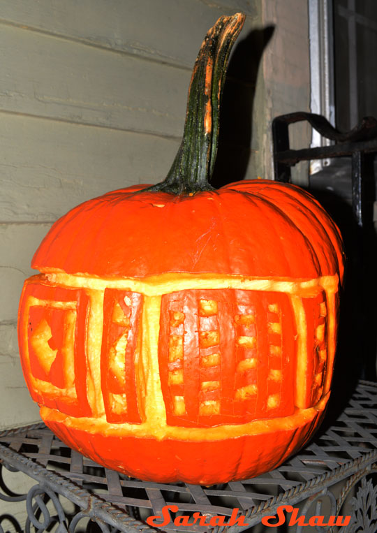 Global Jack O Lantern Design from Hmong Batik Patterns