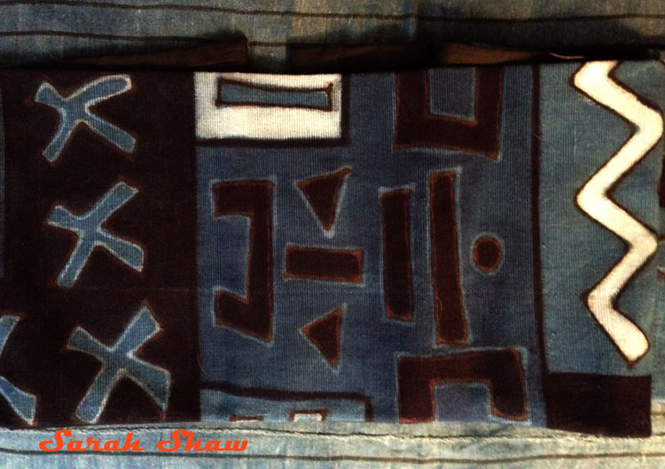 Indigo mudcloth from Mali