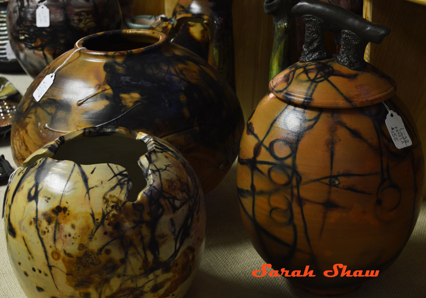 Burnished pots