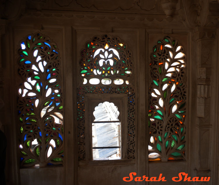 Colored Glass Art in the City Palace