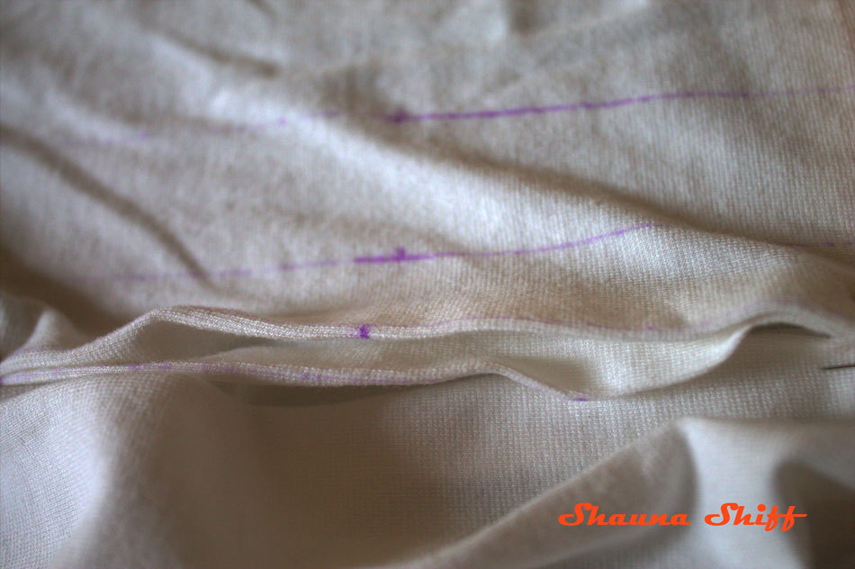 Preparing fabric for Shibori technique