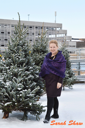 Christmas tree lot and the Torrey Thermal Dress