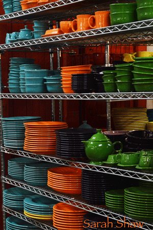 Fiestaware stall at the North Market