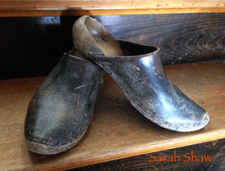 Antique Wooden Clogs from FrenchAtticFinds