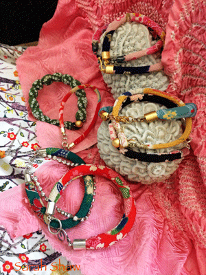 Peppery Silk Bracelets
