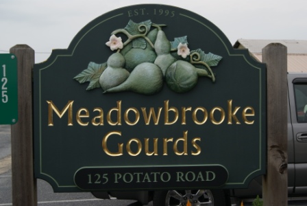 Meadowbrook Gourds Sign
