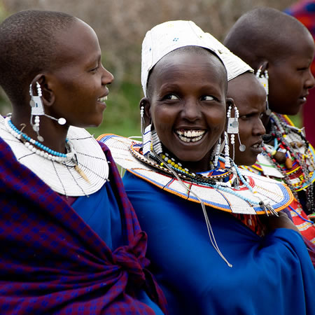 Maasai women