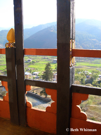 Paro View from Dzong