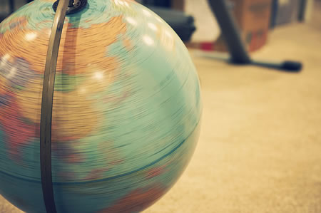 Spinning Globe