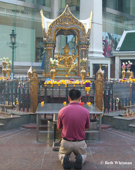 Bangkok Man in Prayer