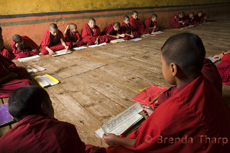 Bhutan Monks