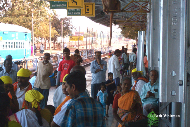 Indian Train Station