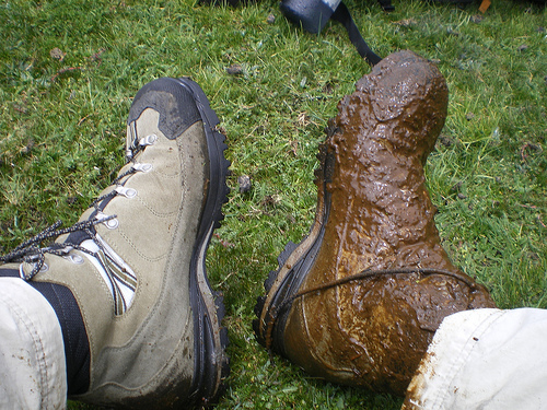 Boots in Peru