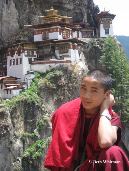 Young Monk at Tiger's Nest