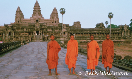 Cambodia Monks at Angkor Wat