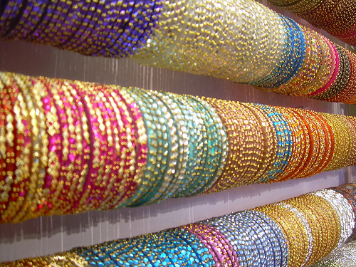 Row of Indian Bangles
